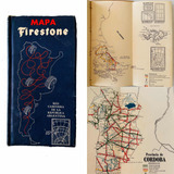 Guia Rutero Vintage Firestone Adorno Road Trip Auto Arte