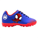 Chuteira Society Infantil Marvel Homem Aranha Original