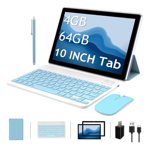 Tablet 10 PuLG 4gb Ram 64gb/1 Tb Rom Mouse Funda Teclado