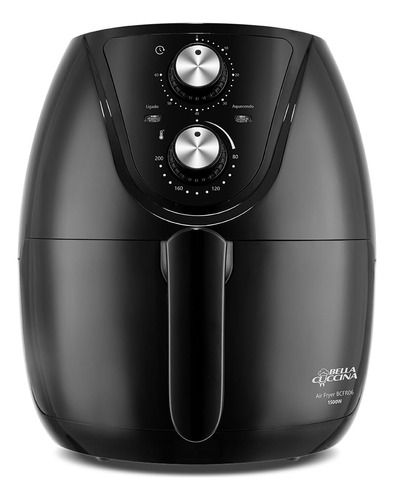 Britânia Fritadeira Air Fryer Bella Cuccina Bcfr06 3,8l 1500w Cor Preta 127v