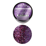 Polvo Acrilico Purple Glitter Mia Secret 7gr