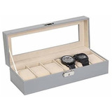 Caja/joyero Organizadora Para Relojes Nex 6 Piezas