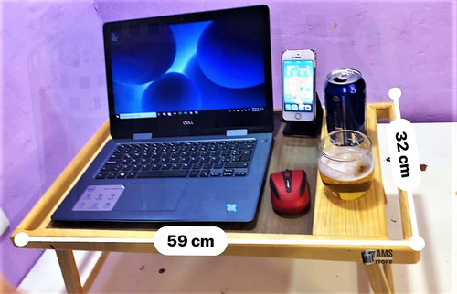 Mesa De Servicio Plegable Para Laptop Con Portavaso