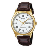 Reloj Para Hombre Casio - Mtpv006g-7budf Marrón