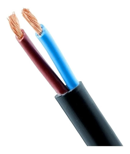 Cable Tipo Taller Alargue 2x 1mm Tpr Rollo 100m Argenplas
