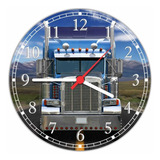 Relógio De Parede Grande Caminhões Decorar Salas 40 Cm 