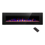 R.w.flame - Chimenea Empotrable Ultrafina Para Pared (30 Y 6