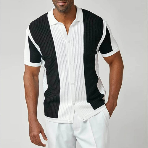 Camisa A Juego De Colores A Cuadros Para Hombre, Summer Dail