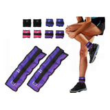 Pesas Tobilleras Kit 2 Pesas 1k (2 Libras) Fitness