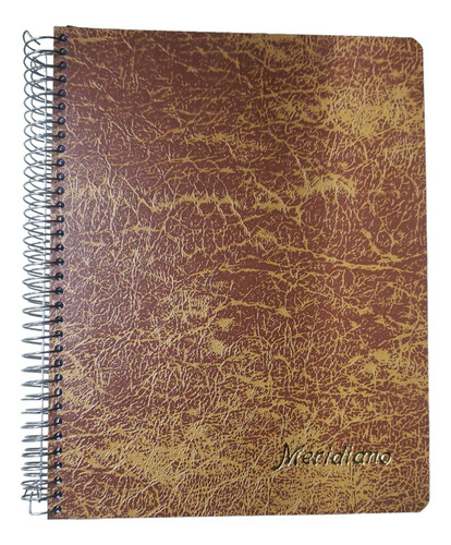 Cuaderno Tapa Dura Meridiano 200 Hojas Cuadriculadas 17 X 22