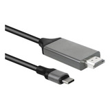 Cabo Tipo C Usb-c Para Hdmi 2k 4k Full Hd 2 M Cel Note