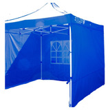 Tenda Sanfonada 3x3 Azul Reforçada Gazebo Com 3 Laterais 