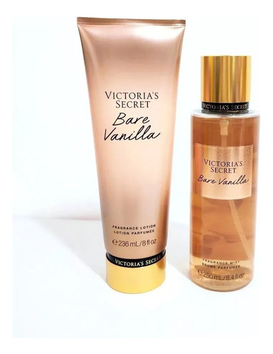 Kit Body Splah + Hidratante Bare Vanilla Victoria's Secret