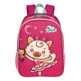 Mochila Escolar Infantil Menina Sestini Bolsa Feminina Tini