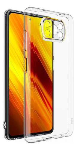 Carcasa Silicona Antigolpes Para Xiaomi Poco X3 Transparente Ct