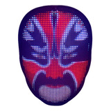 Máscara Led Con Bluetooth Rgb Para Fiesta De Halloween