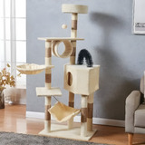 Torre Con Postes Rascadores Para Gato, Árbol De Actividades