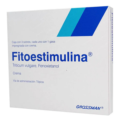Fitoestimulina Gasas Con Crema, 3 Gasas | Meses sin interés