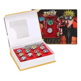 Anillo Con Sharingan Cosplay Anime Naruto Sasuke 10 Piezas F