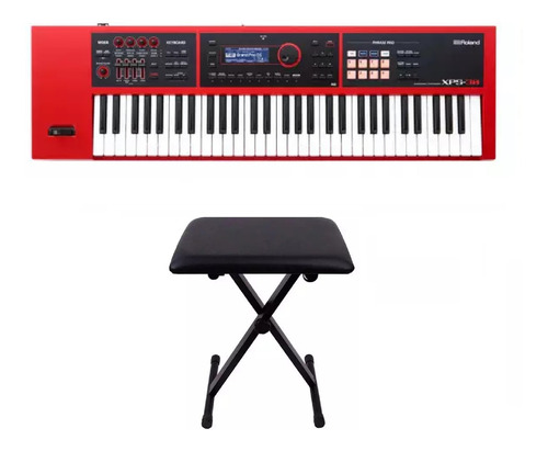 Kit Teclado Sintetizador Roland Xps30 Rd Com Banqueta