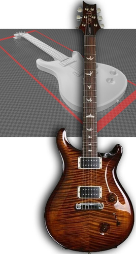 Archivo Stl P/luthier Guitarra Prs Standard 22 A Escala Real