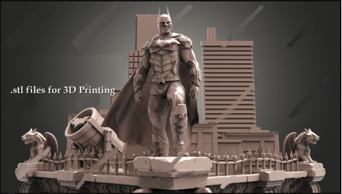 Batman Diorama - Arquivo Stl - Sx - Impressão 3d