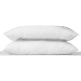 10 Almohadas King Size Hoteleras Con Funda Blanca Y Cierre Color Blanco