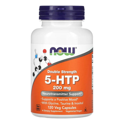 5 htp 200 mg (120 cápsulas) Now Foods | Envío gratis