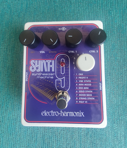 Pedal Electro Harmonix Synth9 - Con Caja, Manual Y Fuente