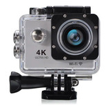 Câmera Go Cam Ultra Pro Full Hd 4k Sport Ação A Prova D'água Cor Cinza