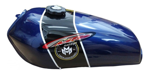 Tanque Nafta Azul Cafe Racer Scrambler Tracker Moto Sur