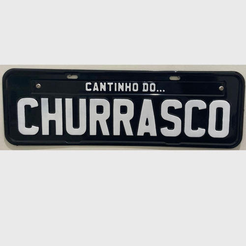 Placa Decorativa Churrasco - Alto Relevo - Personalizada