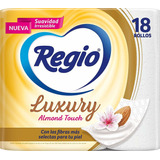 Papel Higiénico Regio Luxury Almond Touch 18 Rollos