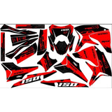 Stickers, Calca, Vinil, Para Moto Pulsar Rs200 Mod-133