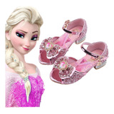 Sandalias De Princesa Frozen For Niñas Cosplay