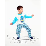 Pijama Elemento Niño Invierno Camuflado Art 22504