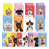 Set De 24 Mini Cuadernos Con Temática De Perro