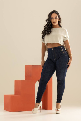Calça Jeans Modeladora Perfeita Amaciada Mamacita