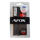 Memória Ram Para Pc 4gb Ddr4 2666mhz Afox Afld44fk1p