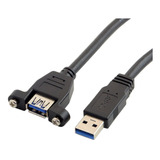 Cable De Extension Macho A Hembra Usb 3.0 De 50cm