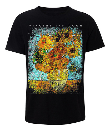 Playera Nuevo Modelo Tendencia Flores Girasoles Vincent Van 