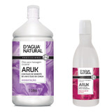 Kit 02un Óleo De Massagem Aruk Uva E Rosa Mosqueta D'água 