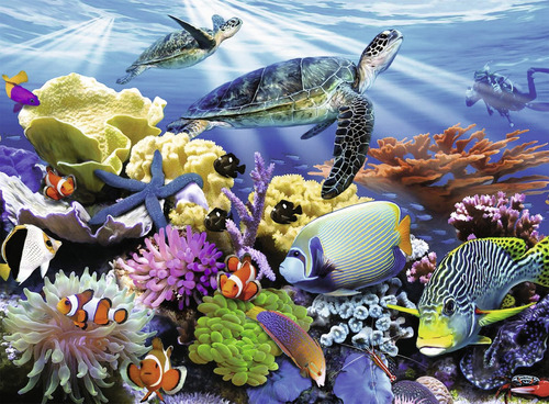 Puzzle Xxl Tortugas Del Mar 200 Piezas Ravensburger