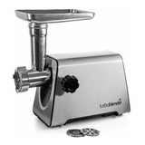 Picadora De Carne Turboblender Acero C/ 3 Discos + Embutidor