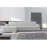 Sofa Esquinero Chenille 2.50 X 1.60 Living Fabrica Promo