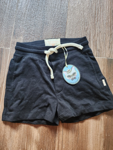 Short Negro Talle 4 Años Little Akiabara