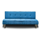 Futon Sofa Cama Color Turquesa Clickoportuno