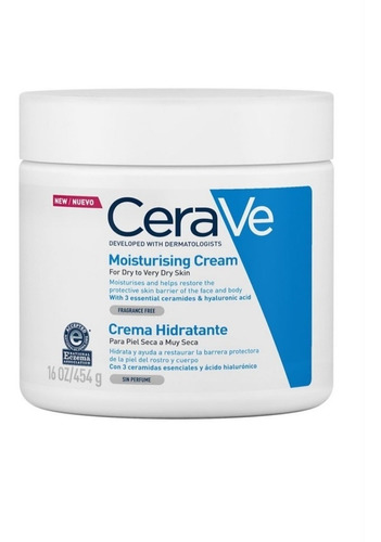 Cerave Crema Hidratante Pote X 454 Gr