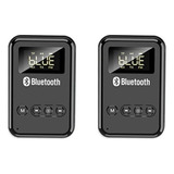 2x Receptor Transmissor De Áudio Digital K6 Bluetooth5.0