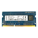 Memoria Ram Kingston Ddr3 4gb 1600mhz 1.35v Hp16d3ls1kbgh/4g